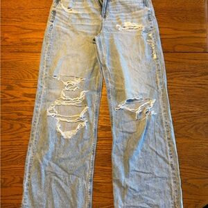 American Eagle Outfitters Super High-Rise Baggy Jeans